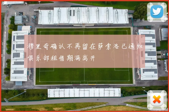 穆里奇确认不再留在萨索洛已通知俱乐部租借期满离开